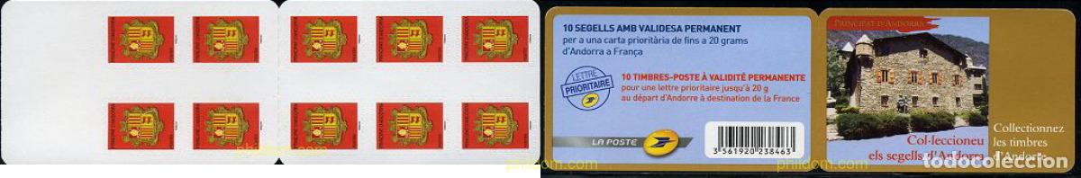 Sellos: 202901 MNH ANDORRA. Adm&oacute;n francesa 2007 ESCUDO