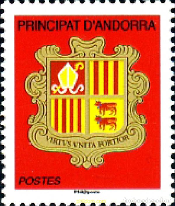 Sellos: 256425 MNH ANDORRA. Adm&oacute;n francesa 2010 SERIE CORRIENTE - ESCUDOS
