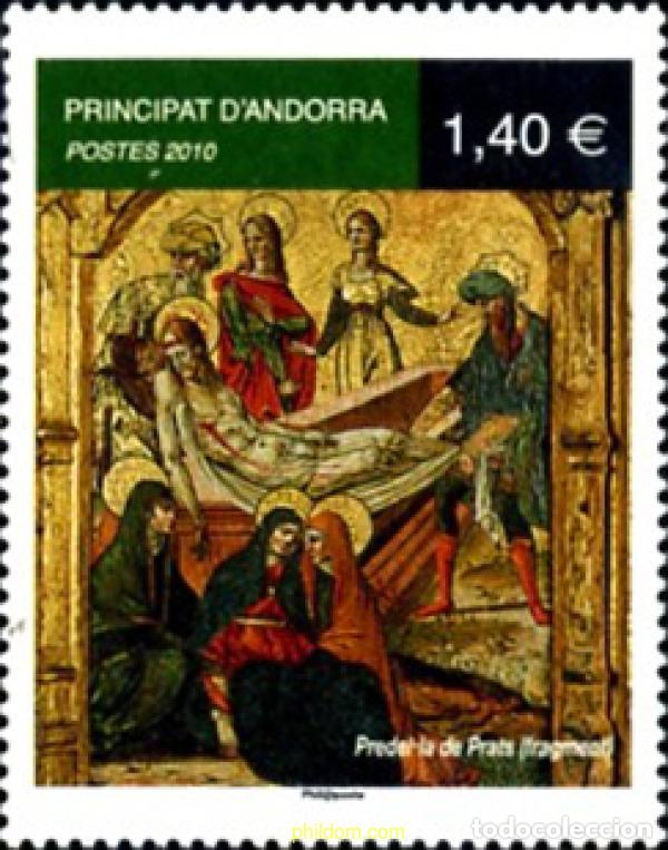 Sellos: 253682 MNH ANDORRA. Adm&oacute;n francesa 2010 ARTE RELIGIOSO