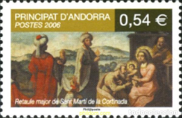 Sellos: 198441 MNH ANDORRA. Adm&oacute;n francesa 2006 RETABLO MAYOR DE S. MARTI DE LA CORTINADA