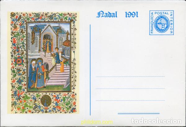 Sellos: 259964 MNH ANDORRA. Vegueria 1991 NAVIDAD