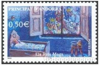 Sellos: ANDORRA FRANCESA 2005 - LOS REYES MAGOS - Yvert n&ordm; 605**