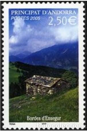 Sellos: ANDORRA FRANCESA 2005 - BORDES D'ENSEGUR - Yvert n&ordm; 613**