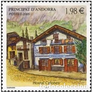 Sellos: ANDORRA FRANCESA 2005 - HOSTAL CALONES - Yvert n&ordm; 617**