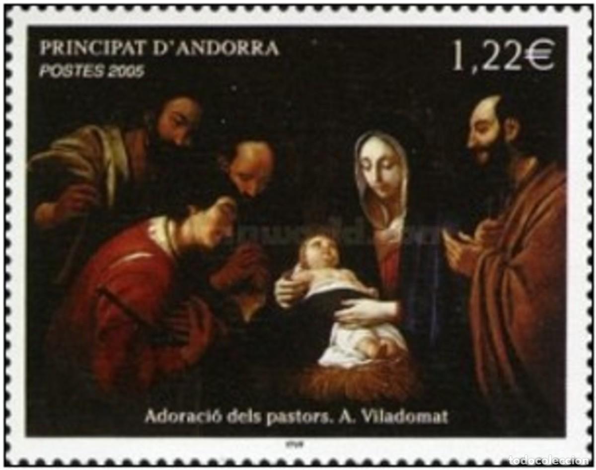 Sellos: ANDORRA FRANCESA 2005 - NAVIDAD - NADAL - NOEL - CHRISTMAS - Yvert n&ordm; 619**