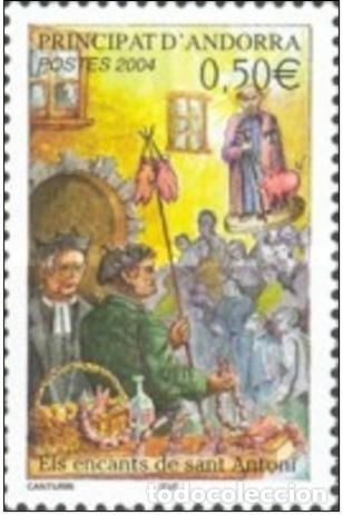 Sellos: ANDORRA FRANCESA 2004 - LOS ENCANTES DE SAN ANTONIO - YVERT 591**