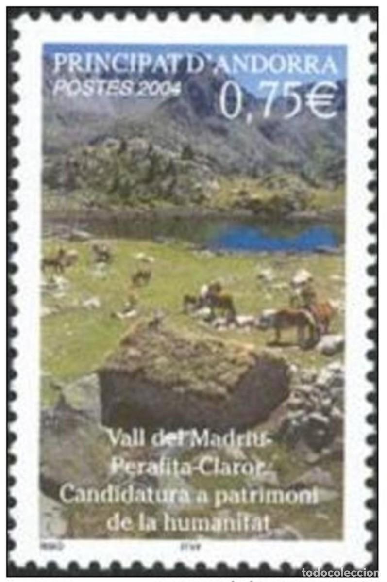 Sellos: ANDORRA FRANCESA 2004 - VAL DEL MADRIU - YVERT 596**