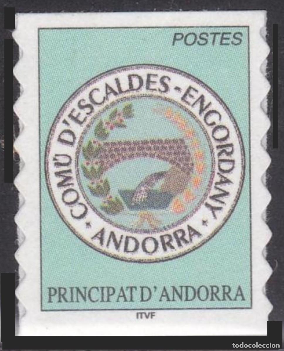 Sellos: ANDORRA FRANCESA 2003 - ESCUDO DE LES ESCALDES ENGORDANY - YVERT 575**