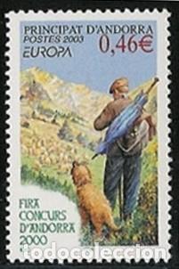 Sellos: ANDORRA FRANCESA 2003 - EUROPA CEPT - YVERT 580**