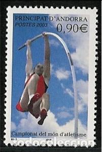 Sellos: ANDORRA FRANCESA 2003 - CAMPEONATO DEL MUNDO DE ATLETISMO - YVERT 583**