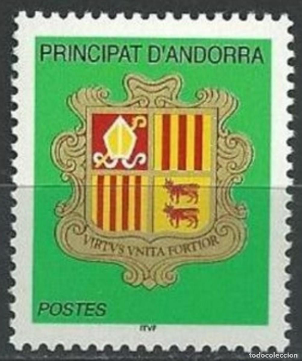 Sellos: ANDORRA FRANCESA 2003 - ESCUDOO DE ANDORRA SIN VALOR FACIAL - YVERT 588**