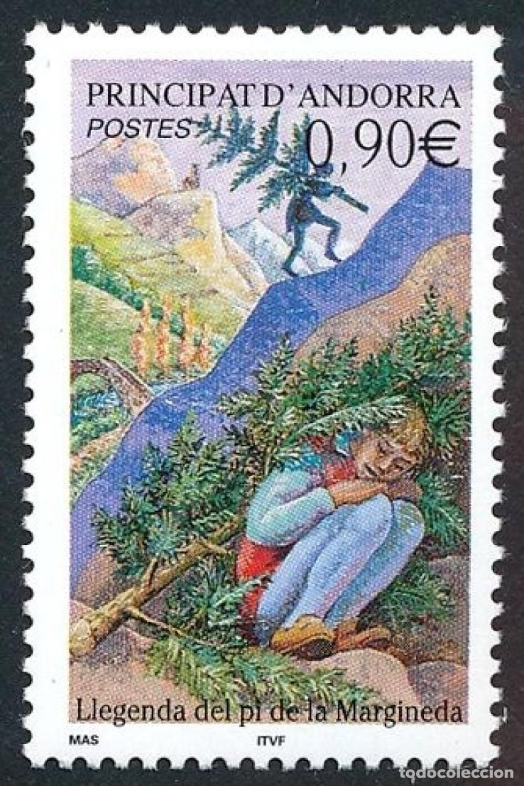 Sellos: ANDORRA FRANCESA 2003 - LAYENDA DEL PI DE LA MARGINEDA - YVERT 590**