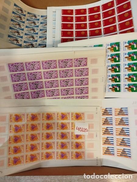 Briefmarken: ANDORRA FRANCESA. Stock de series nuevas, la mayor&iacute;a en hojas, de muy diversos a&ntilde;os. Sin fijasellos.