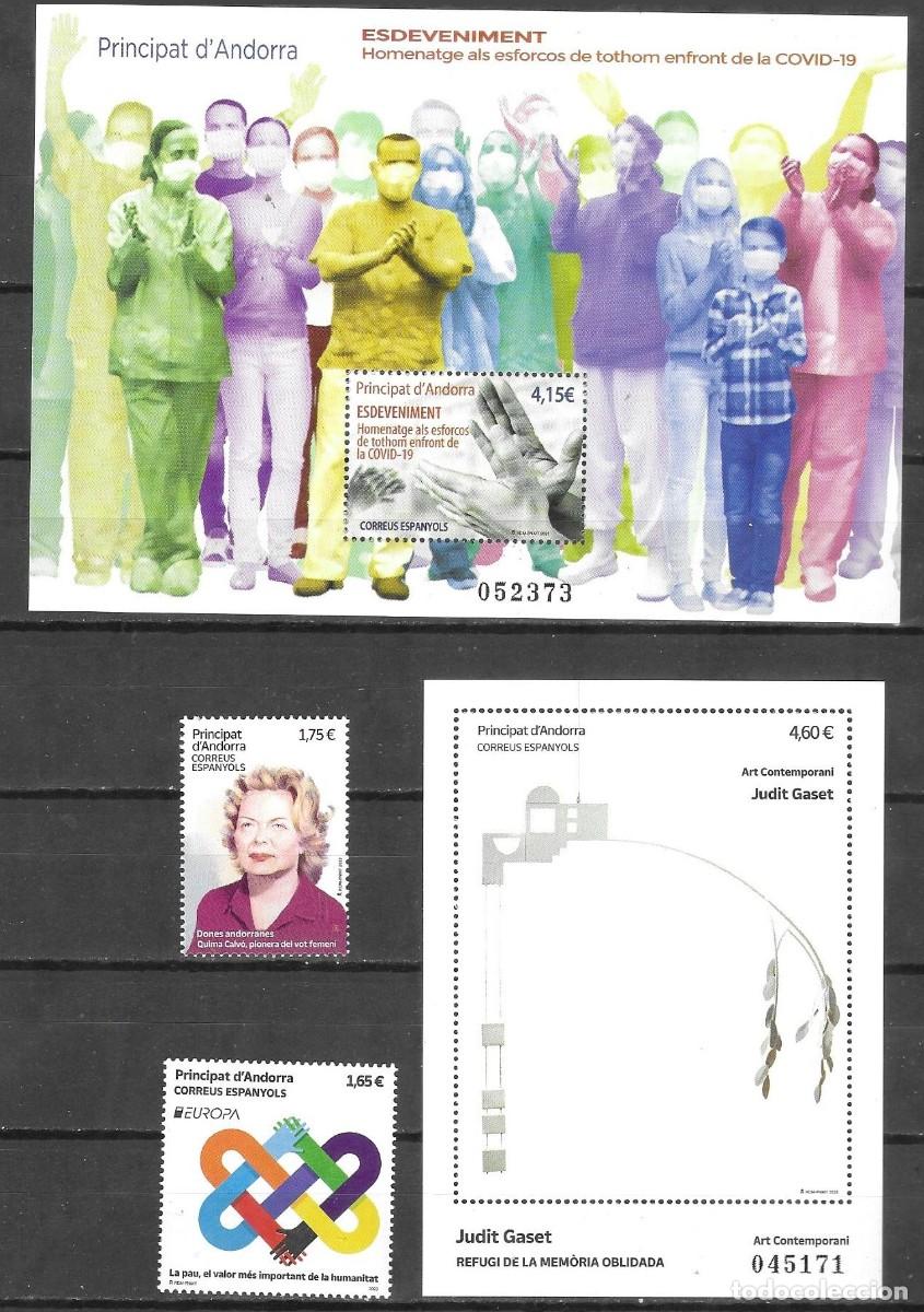 Sellos: LOTE DE SELLOS** + HB** ANDORRA ESPA&Ntilde;OLA 2021/ 23