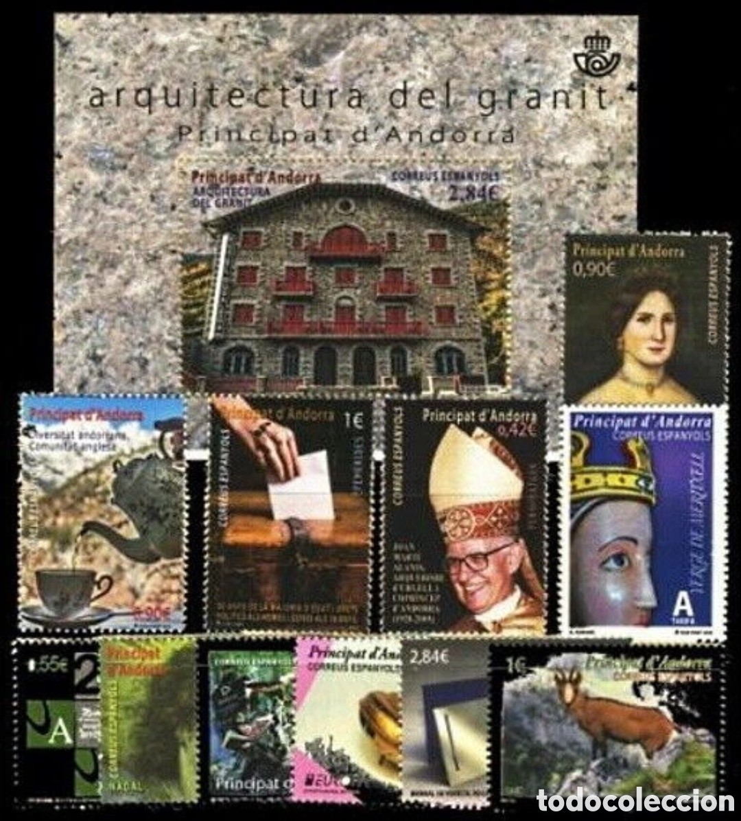 Sellos: ANDORRA ESPA&Ntilde;OLA 2015 - A&Ntilde;O COMPLETO - CAT&Aacute;LOGO EDIFIL 427/438