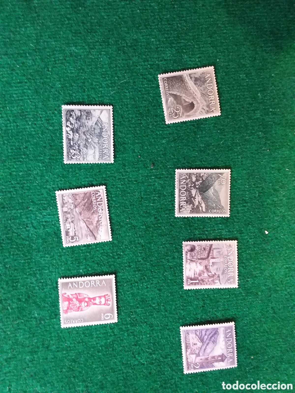 Sellos: ANDORRA A&Ntilde;O 1963/64 SELLOS MNH ** FALTA EL DE 2.5 PTS