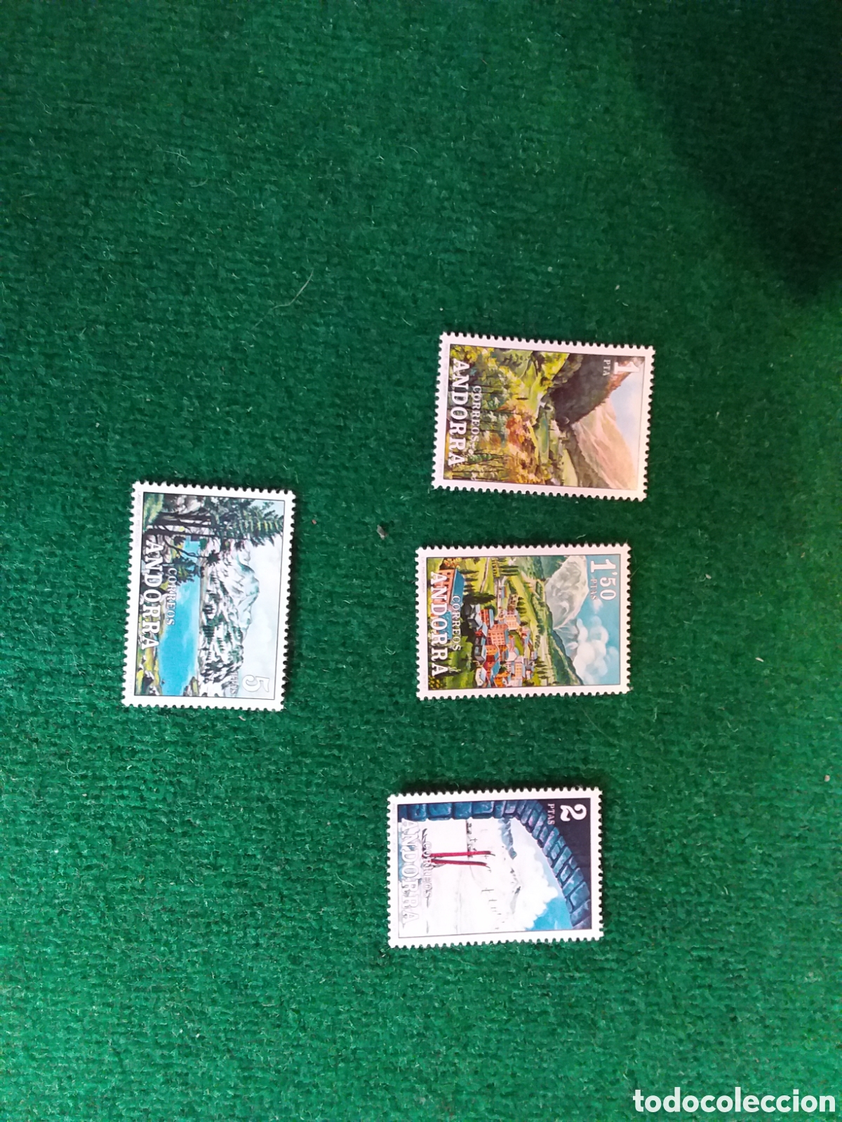 Sellos: ANDORRA A&Ntilde;O 1972 SERIE COMPLETA MNH **
