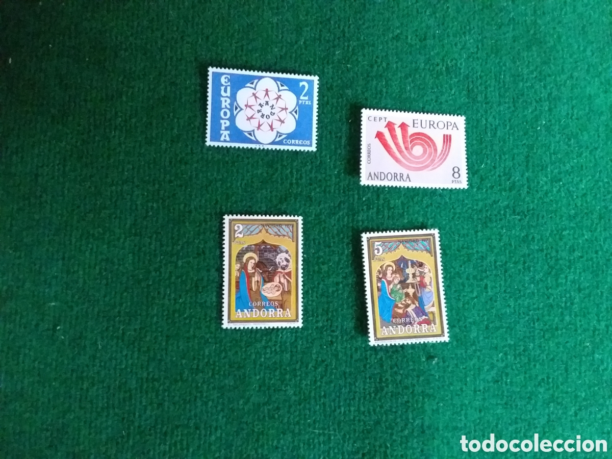 Sellos: ANDORRA A&Ntilde;O 1973 COMPLETO MNH **