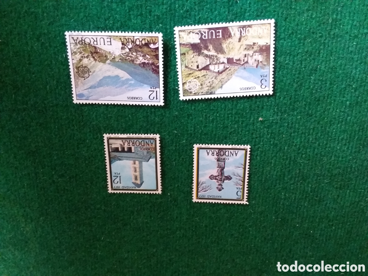 Sellos: ANDORRA A&Ntilde;O 1977 COMPLETO MNH **