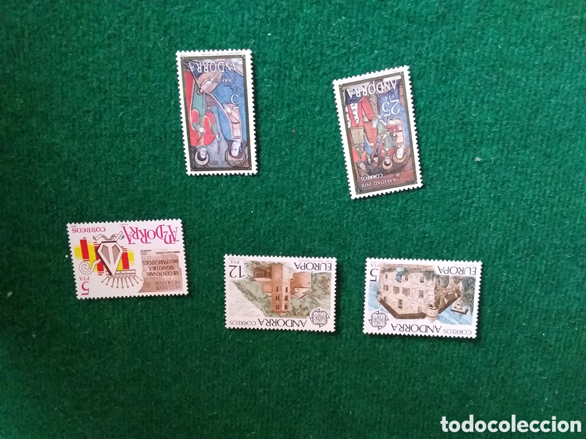 Sellos: ANDORRA A&Ntilde;OS 1978/79 SIETE SERIES COMPLETAS MNH **