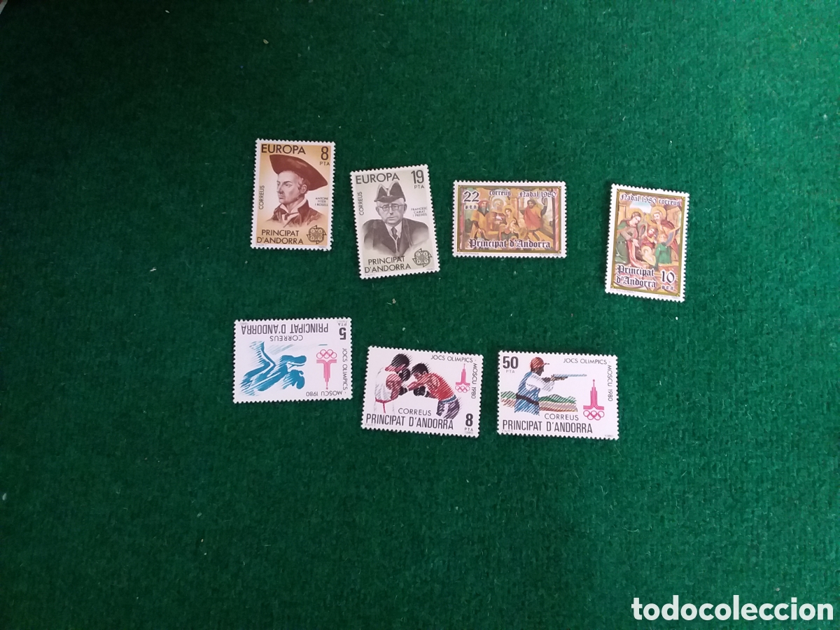 Sellos: ANDORRA A&Ntilde;O 1980 COMPLETO MNH **