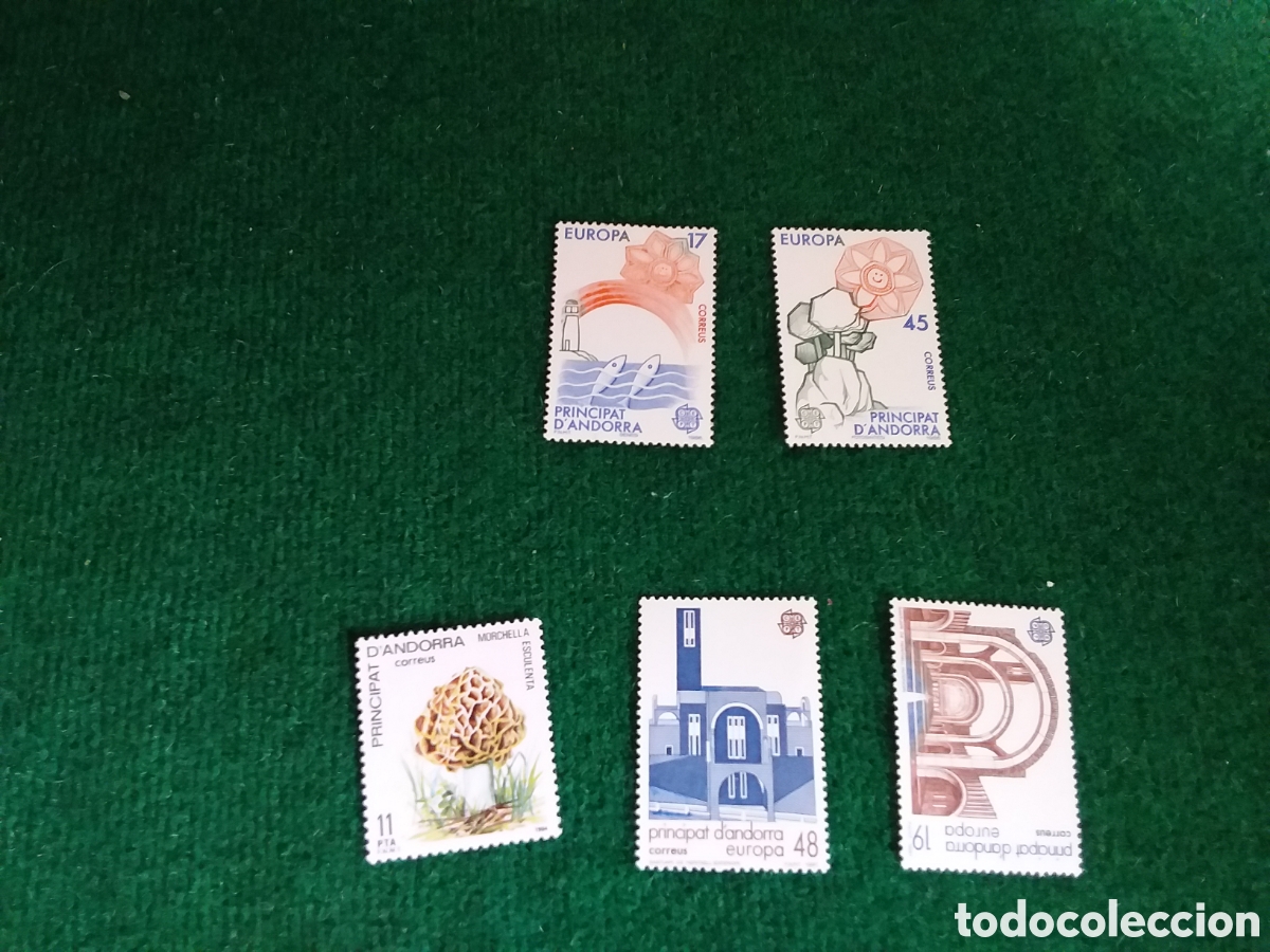 Sellos: ANDORRA TRES SERIES COMPLETAS A&Ntilde;OS 80 MNH **