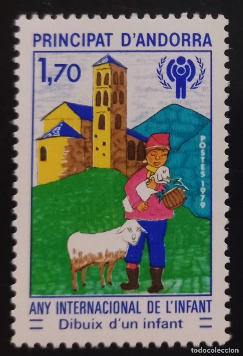 Sellos: ANDORRA FRANCESA 1979 A&ntilde;o internacional de la infancia. Yvert 279. NUEVO - MNH.