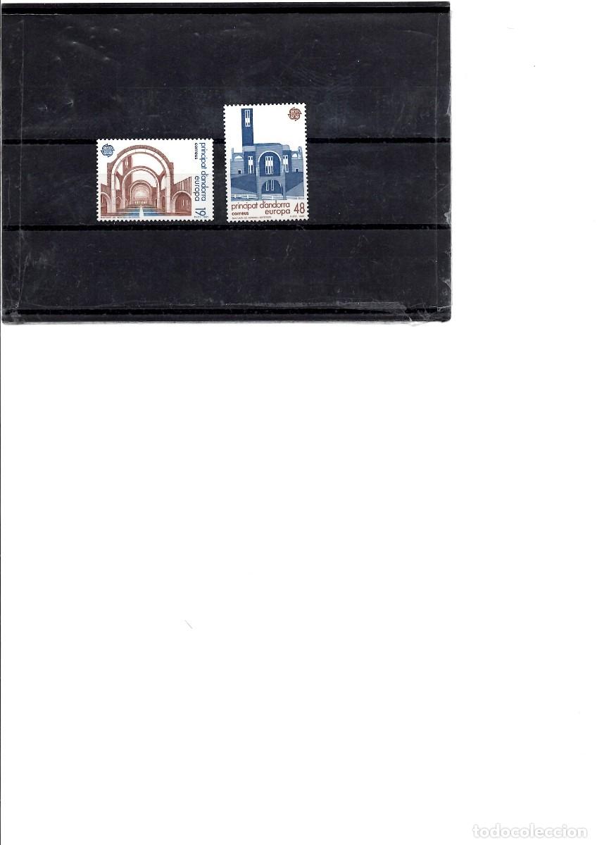 Sellos: Andorra, 1987, ivert,183-84,
