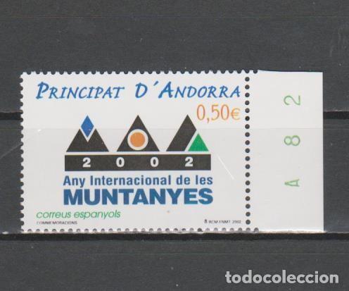 Sellos: ANDORRA ESPA&Ntilde;OLA. EDIFIL 294**. A&Ntilde;O 2002. A&Ntilde;O INTERN. DE LAS MONTA&Ntilde;AS. NUEVO SIN FIJASELLOS