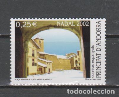 Sellos: ANDORRA ESPA&Ntilde;OLA. EDIFIL 300**. A&Ntilde;O 2002. NAVIDAD. NUEVO SIN FIJASELLOS
