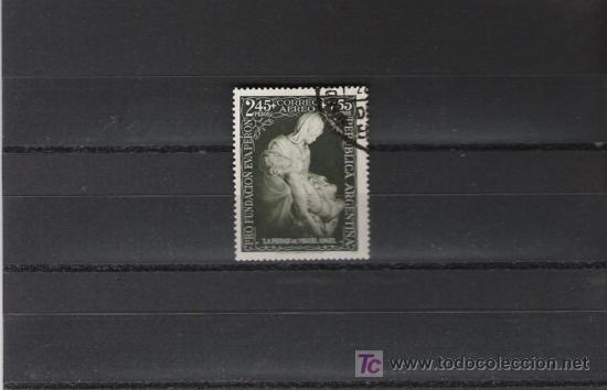 Sellos: ARGENTINA  N&ordm; 41 AEREO  EVA PERON - Foto 1