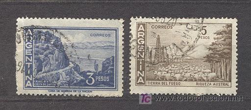 Sellos: ARGENTINA, 2 SELLOS USADOS - Foto 1