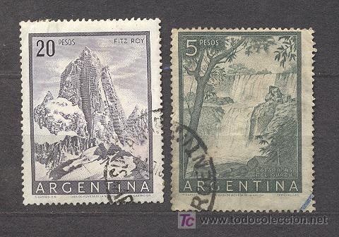 Sellos: ARGENTINA, 2 SELLOS USADOS - Foto 1