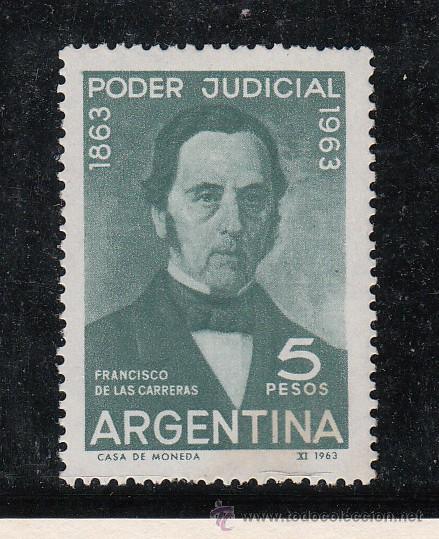 Sellos: argentina  678 sin charnela, centenario del poder judicial, - Foto 1