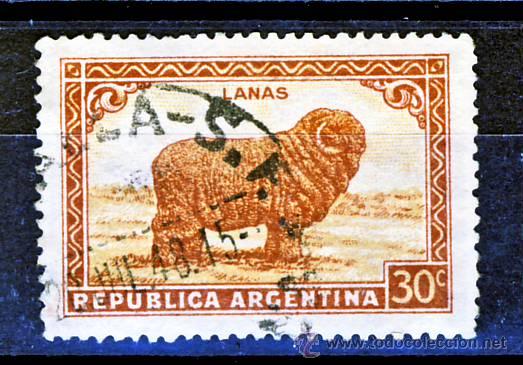 Sellos: ARGENTINA.- LANAS.-(1) - Foto 1