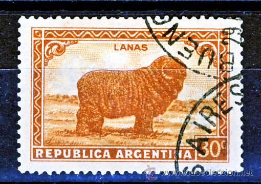 Sellos: ARGENTINA.- LANAS.-(2) - Foto 1