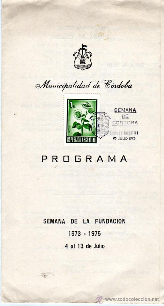 Sellos: CORDOBA-ARGENTINA. DOS PROGRAMAS EXPOSICIONES - Foto 2
