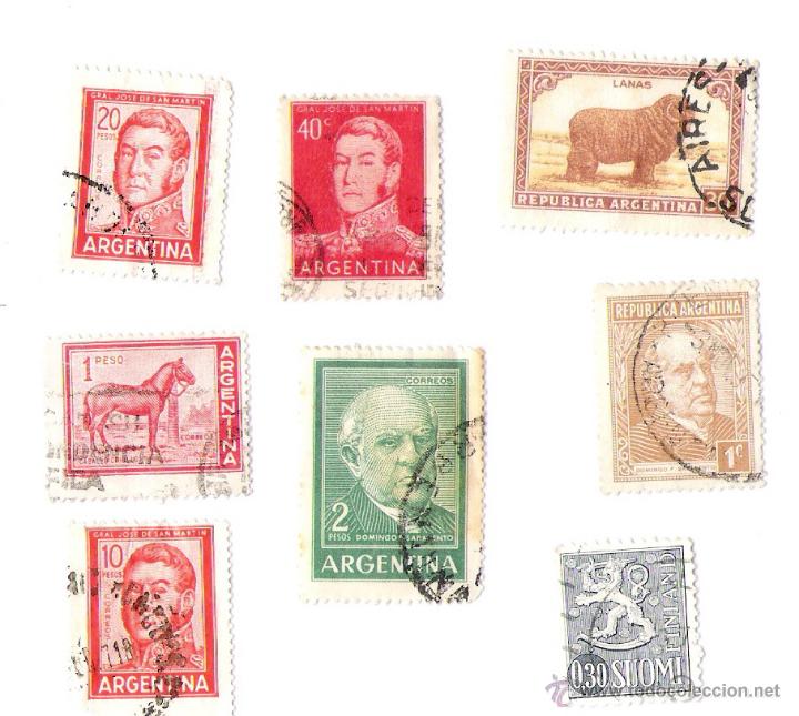 Sellos: OCHO SELLOS DE ARGENTINA - Foto 1