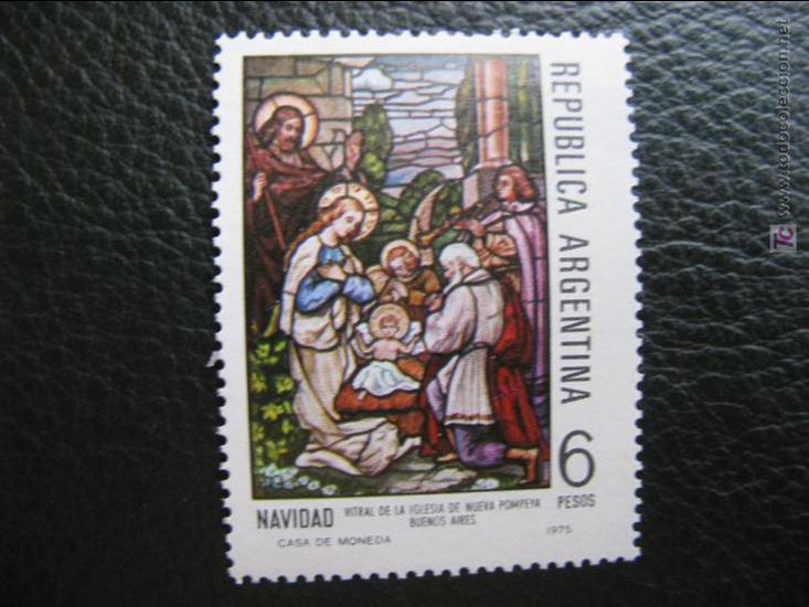 Sellos: argentina 1975 navidad - Foto 1