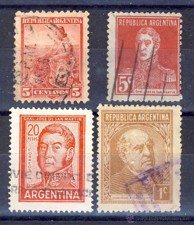 Sellos: ARGENTINA.- LOTE USADOS.- - Foto 1