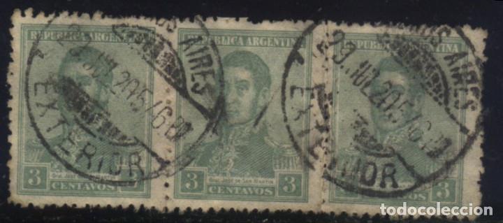 Sellos: S-00430- REPUBLICA ARGENTINA. TRES DE 3 CENTAVOS. - Foto 1