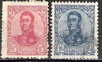 Sellos: ARGENTINA 1908 - USADO - Foto 1