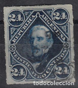 Sellos: ARGENTINA. IVERT 36 USADO. - Foto 1