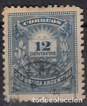 Sellos: ARGENTINA. IVERT 59, USADO. - Foto 1