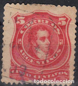Sellos: ARGENTINA. IVERT 63, USADO. - Foto 1