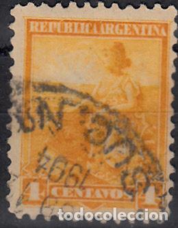 Sellos: ARGENTINA. IVERT 114, USADO. - Foto 1