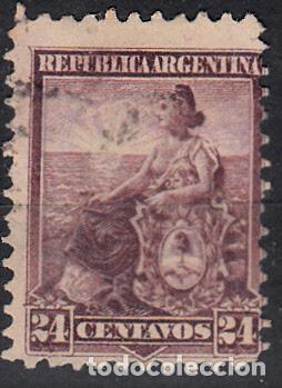 Sellos: ARGENTINA. IVERT 123, USADO. - Foto 1