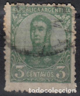 Sellos: ARGENTINA. IVERT 135, USADO. - Foto 1