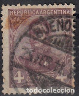 Sellos: ARGENTINA. IVERT 136, USADO. - Foto 1