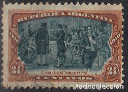 Sellos: ARGENTINA. IVERT 157, USADO. - Foto 1